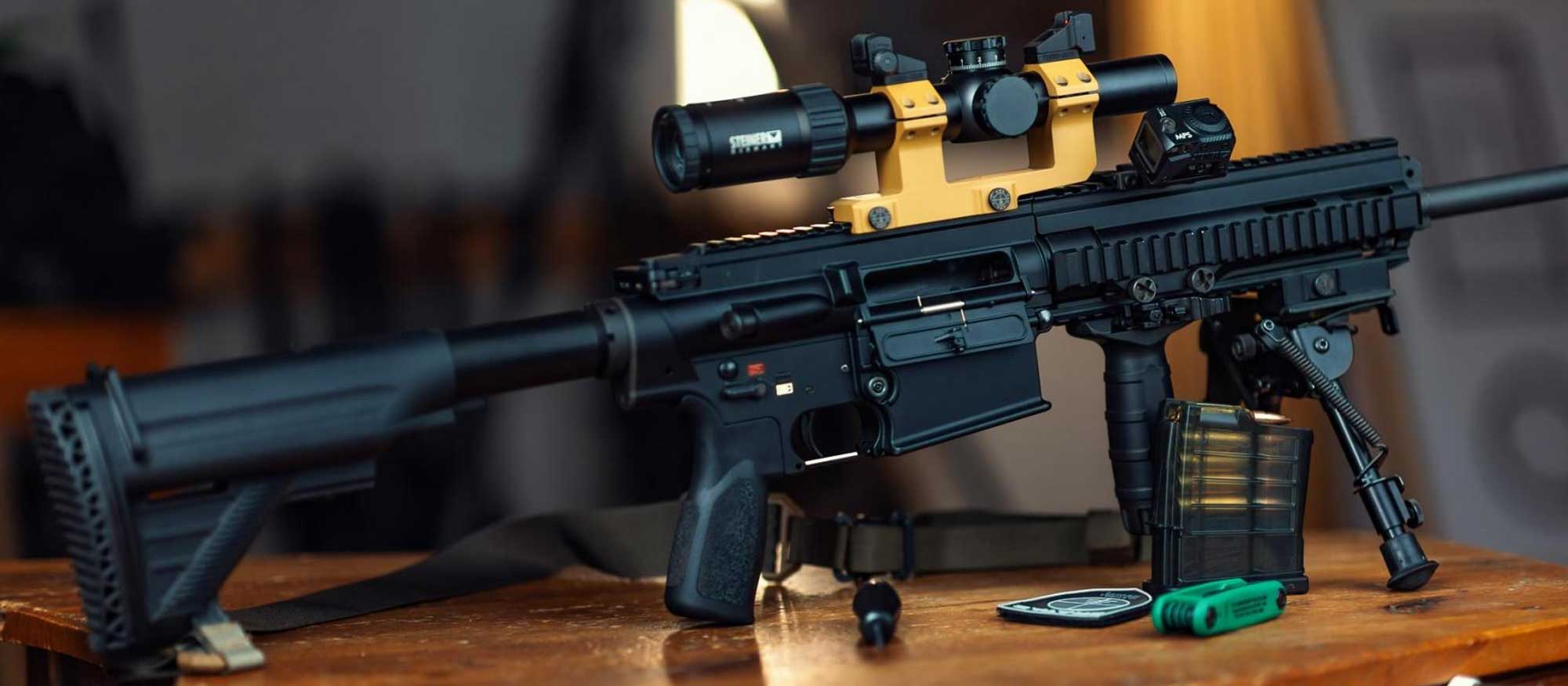Gewehr mit ERATAC-Produkten